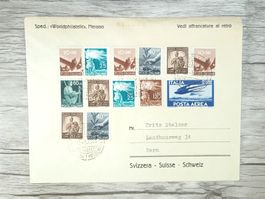 TR73 Enveloppe + Timbre Italie 1948