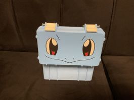 💧 Pokémon Schiggy Toploader-Aufbewahrungsbox | 3D-Druck
