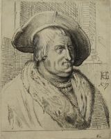 Cornelis II VISSCHER (1619/29-1658/62) - Mänliches Portrait