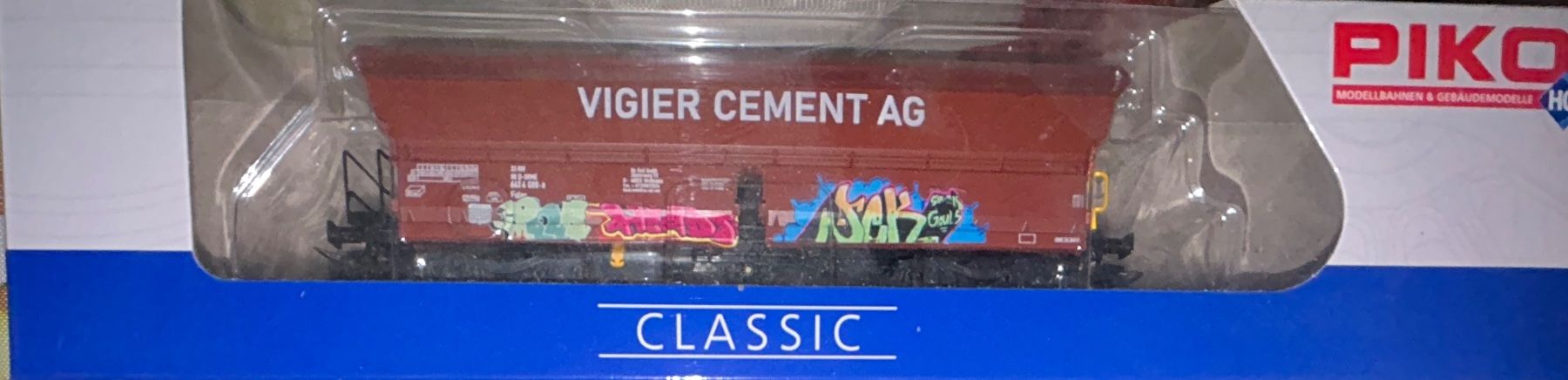 Piko Modellini di ferrovie: H0/DC Piko 58345A Vigier Cement AG – Nuovo (secondo la descrizione) da Belp venduto da AEMA-Modellbau