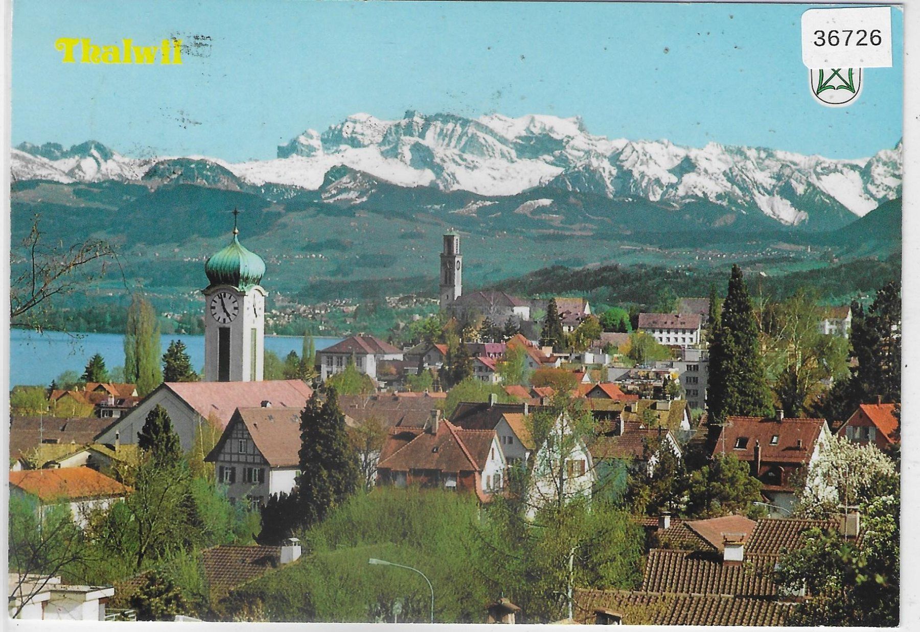 Ansichtskarten: Gruss aus Thalwil – Gebraucht aus Ettingen von Kartenplanet