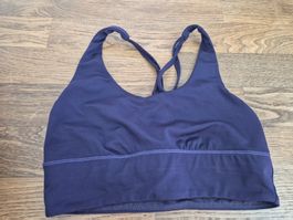 Purple Oysho sports bra purple size S