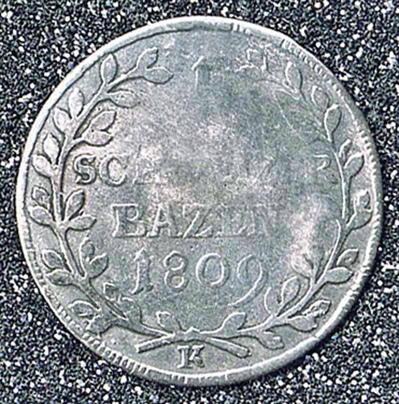 Toutes les monnaies: Kantonsmünze CH St. Gallen "1809" – D'occasion à Zug par urzeit 1