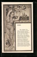 Basel, Gedicht Das goldenen Tor, Frau un