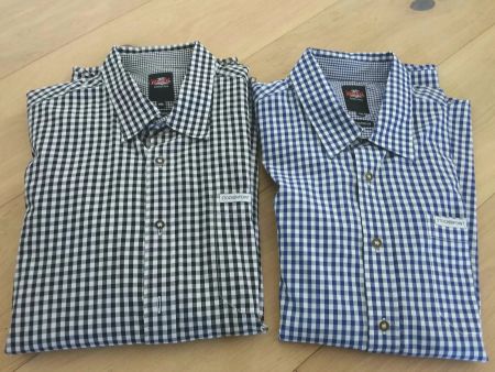 STOCKERPOINT 2 Hemden Gr XXL, schwarz & blau