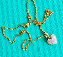 750k. Goldkette mit 750k. Goldanhänger