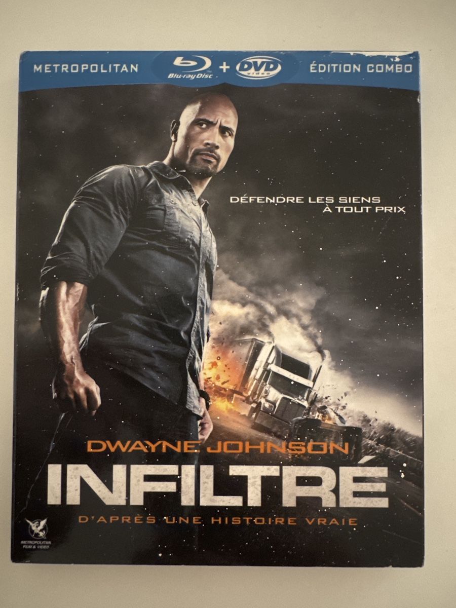 Tutti i DVDs: Infiltré - Blu-ray DVD Combo - Dwayne Johnson Action! – Usato da Veyrier venduto da Deniro2