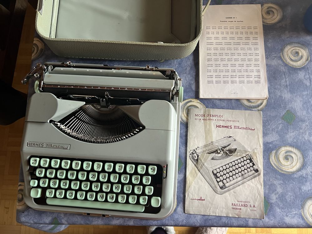 Vintage Hermès Baby Schreibmaschine machine à écrire (Gebraucht) in ...