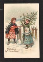 Prägekarte Weihnachten ,  gel. 1906 Wil  SG