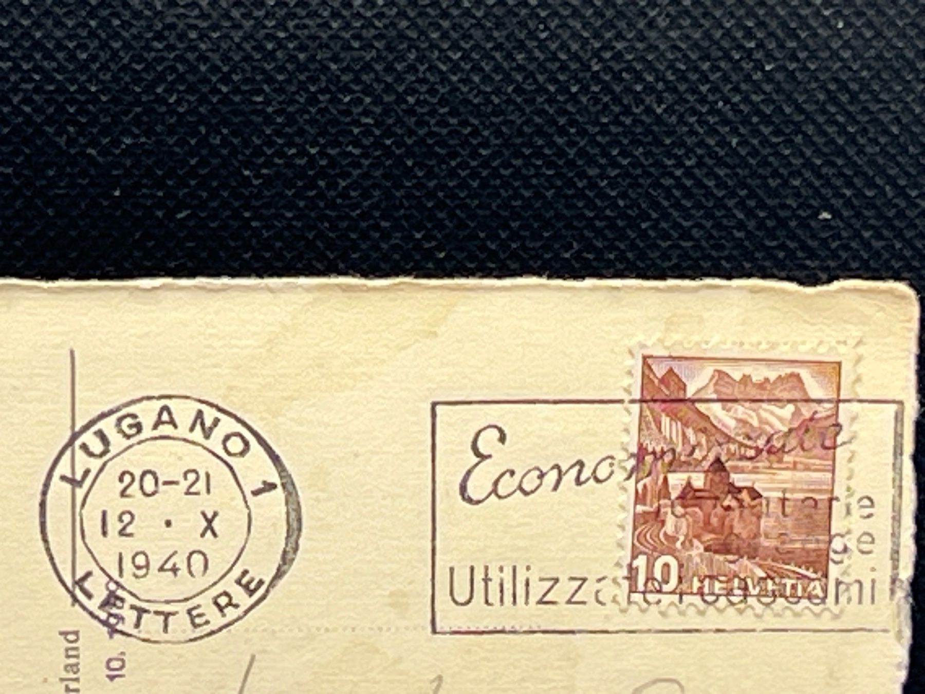 Cartoline postali: Lugano e Monte S. Salvatore – Usato da Widnau venduto da Brusi9 2