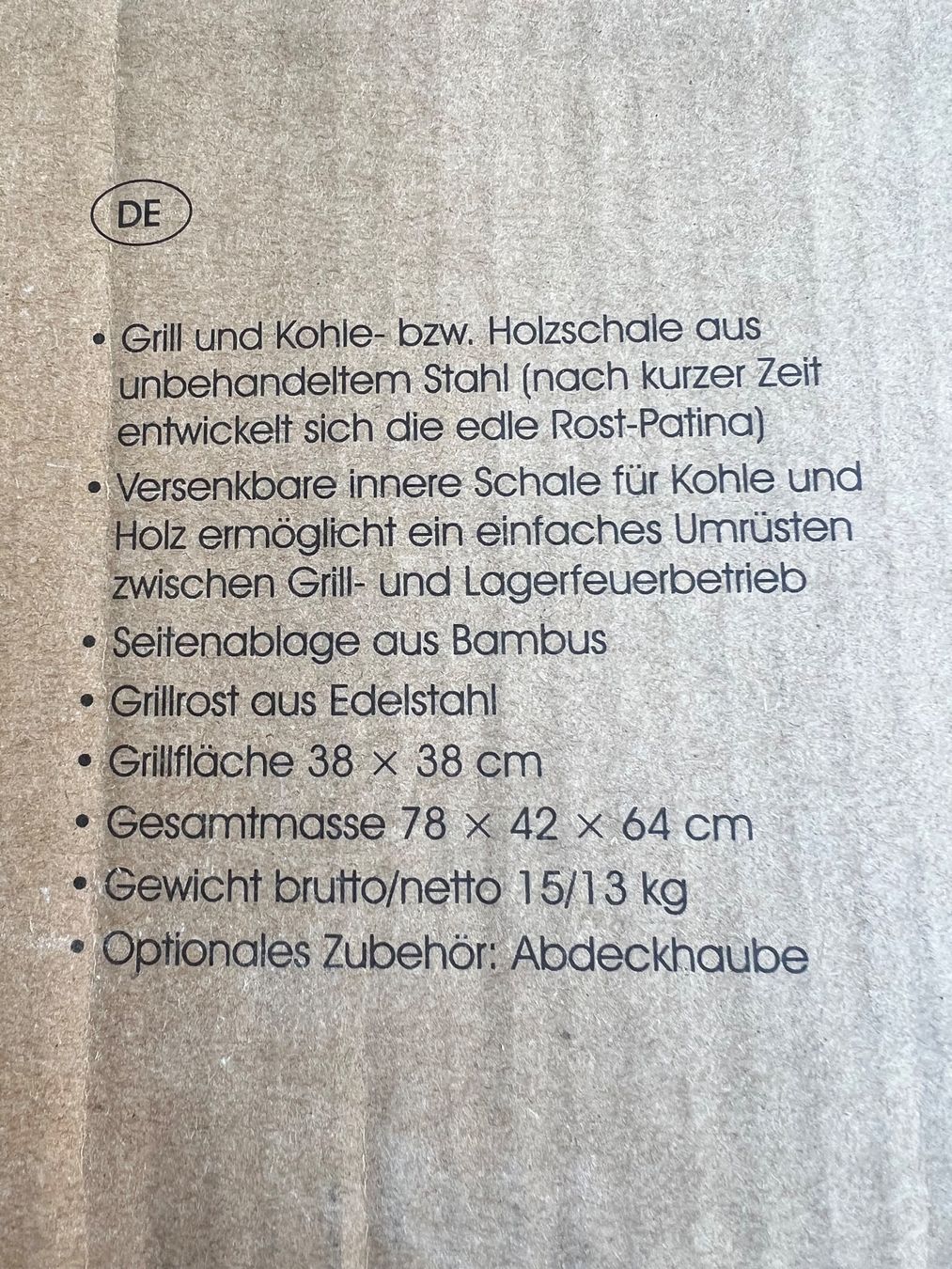 Griglie: Fireking Cube - Holz, Holzkohlengrill - Feuerstelle, neu – Nuovo e nell'imballaggio originale da Gossau SG venduto da Sombat 4