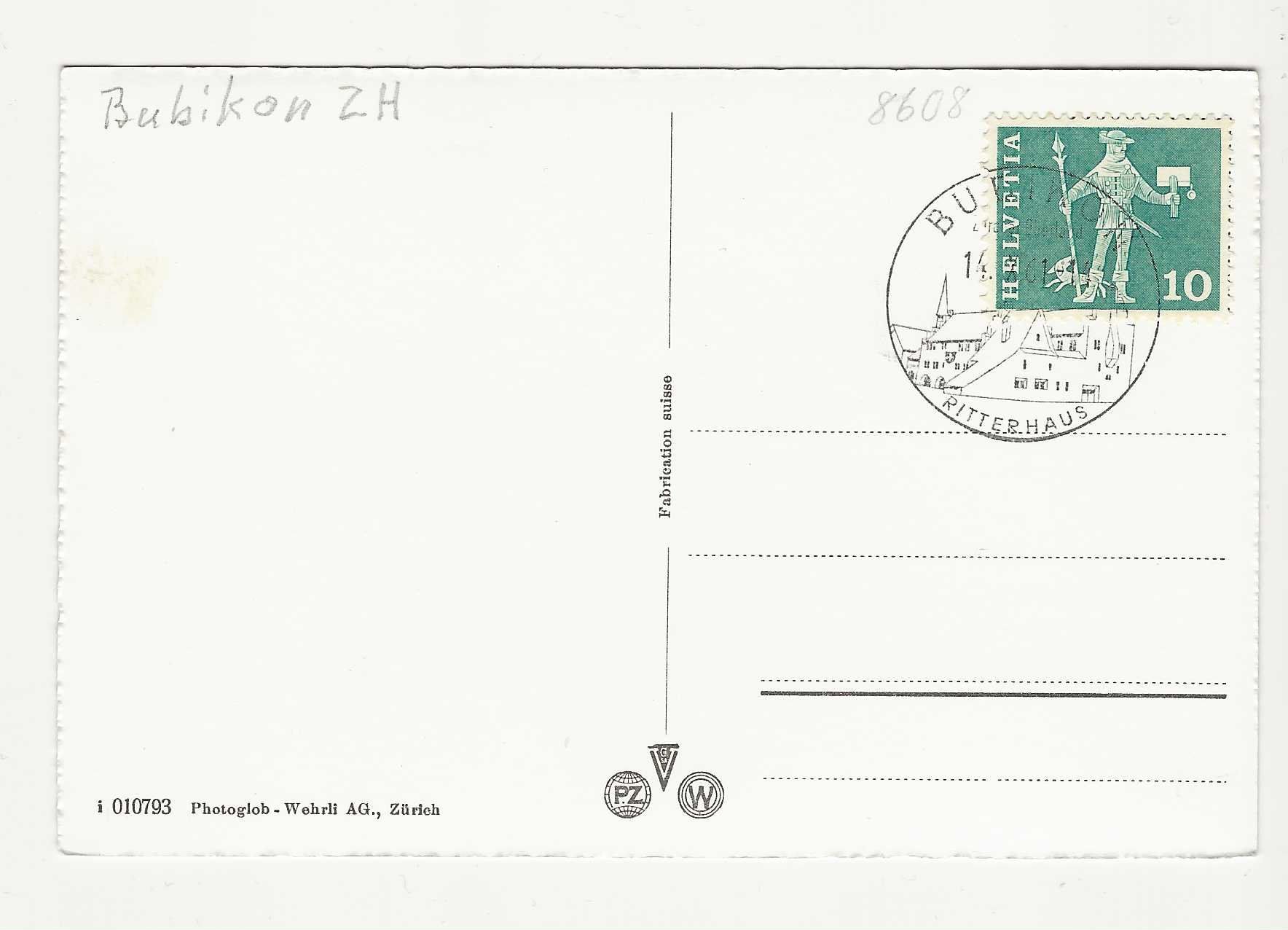 Cartes postales: BUBIKON.   GEMEINDEHAUS – D'occasion à Küttigen par rolypo 1