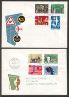 2illustrierte FDC 1956 (Berne) + 1958 (Bern)