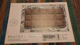 2001 FDC Kleinbogen 100 Jahre Chocosuisse