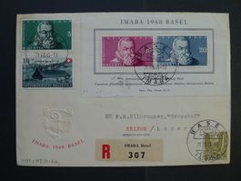 1948 Nr. W31 mit Zusatzfrankatur mit ET -Stempel