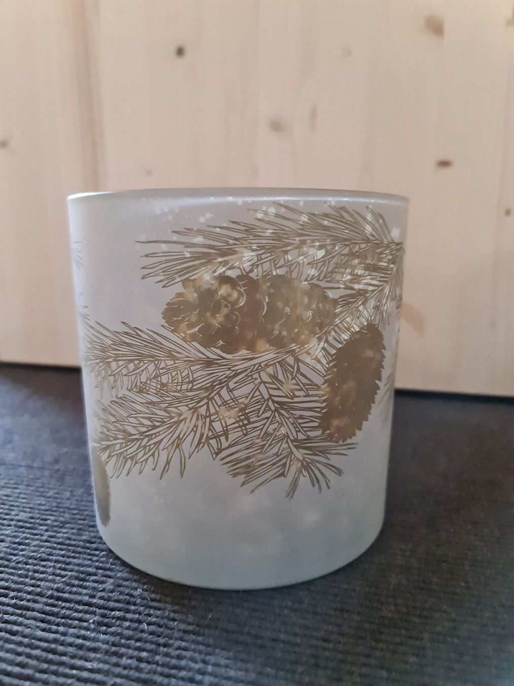 Kerzenständer: Windlicht gold/weiss, NEU – Neu (gemäss Beschreibung) aus Uster von Cruleye