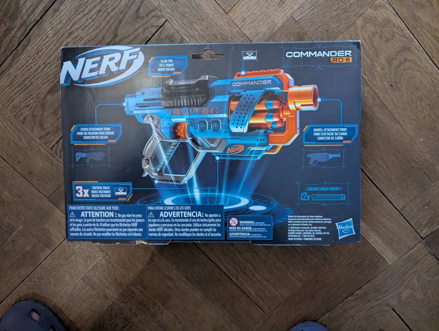Nerf Spielzeuge: NEU: NERF Elite 2.0 Commander RD-6 Blaster, Ab 8+ Jahre – Neu und originalverpackt aus Küsnacht ZH von eisern 3