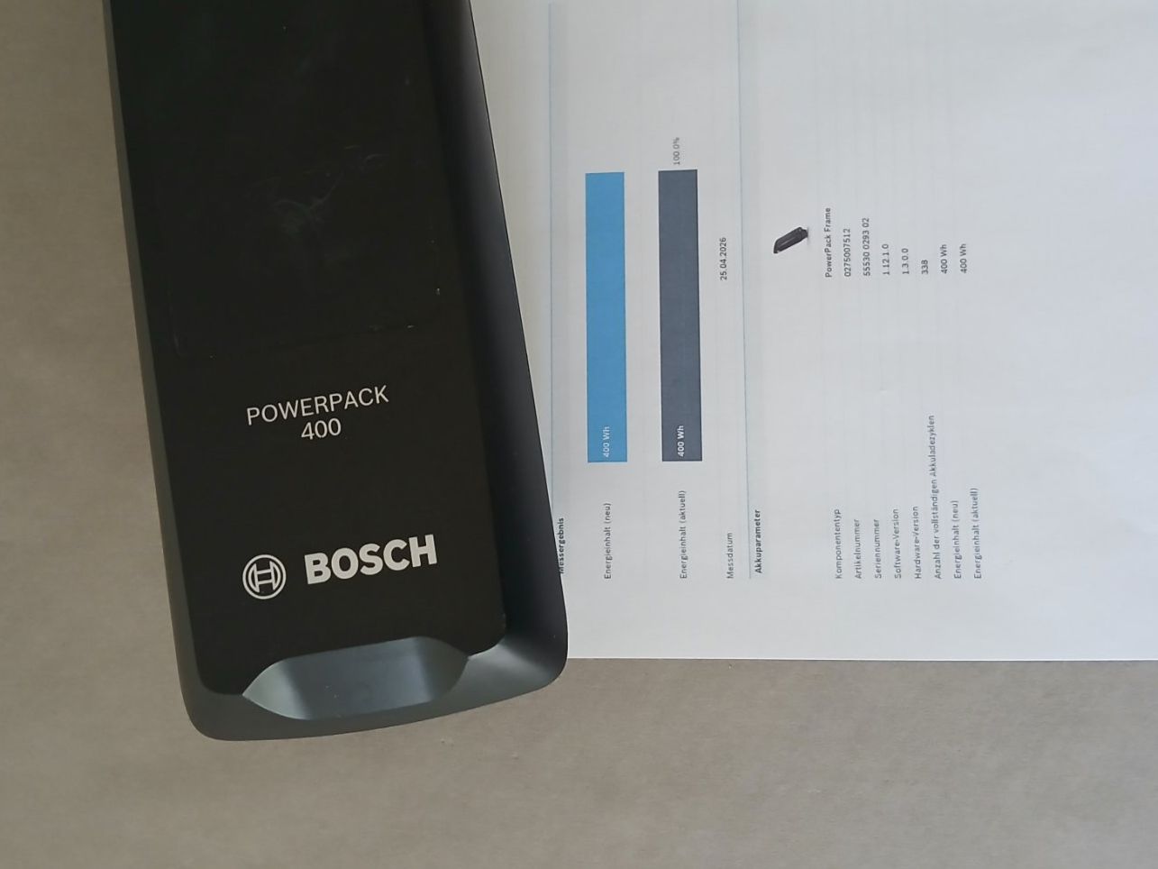 Bosch Batterie: Bosch Powerpack 400 mit 400Wh 100% / inklusive Messbericht – Usato da Winterthur venduto da .-thx-. 1