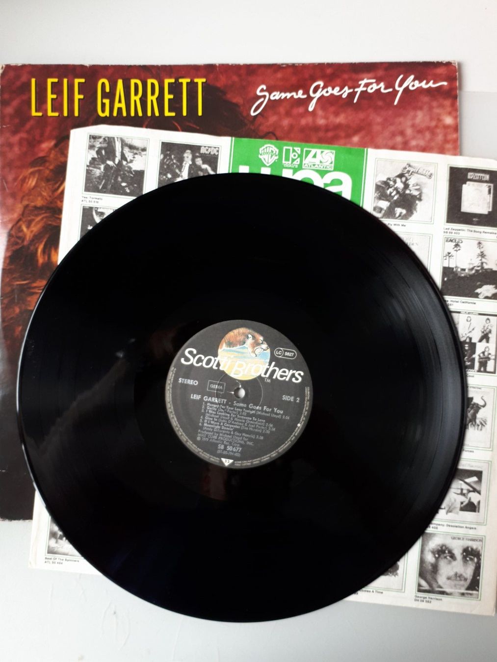 Schallplatten: LP Leif Garrett / Same Goes for You – Gebraucht aus Seewen SZ von SuperpumaDisplayTeam 3