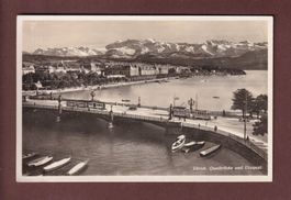 ZÜRICH - Quaibrücke - Utoquai - 1936 // Loch //