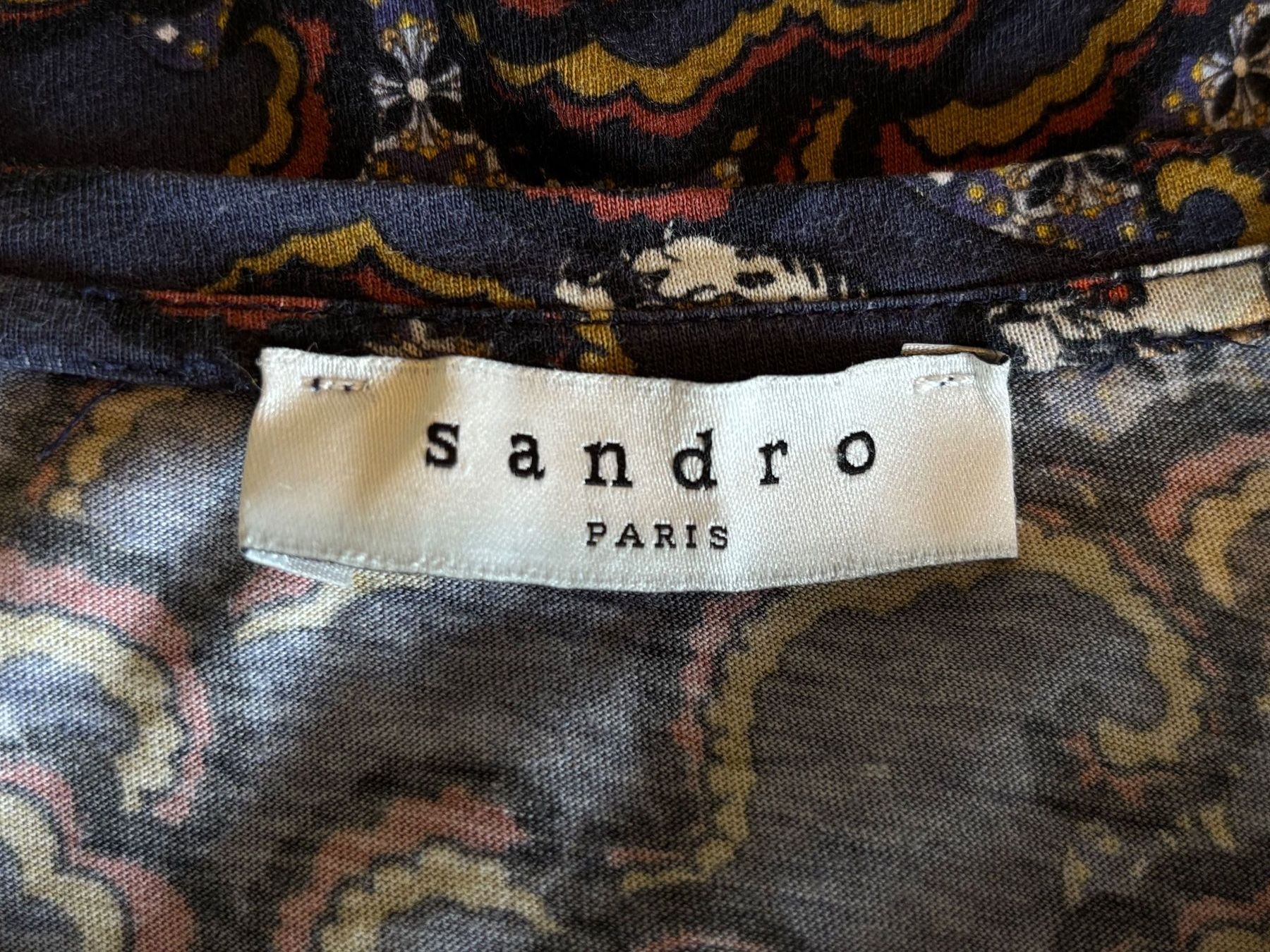 Sandro T-shirt: SANDRO PARIS Tiger Shirt – Usato da Zürich venduto da missmodernage 5
