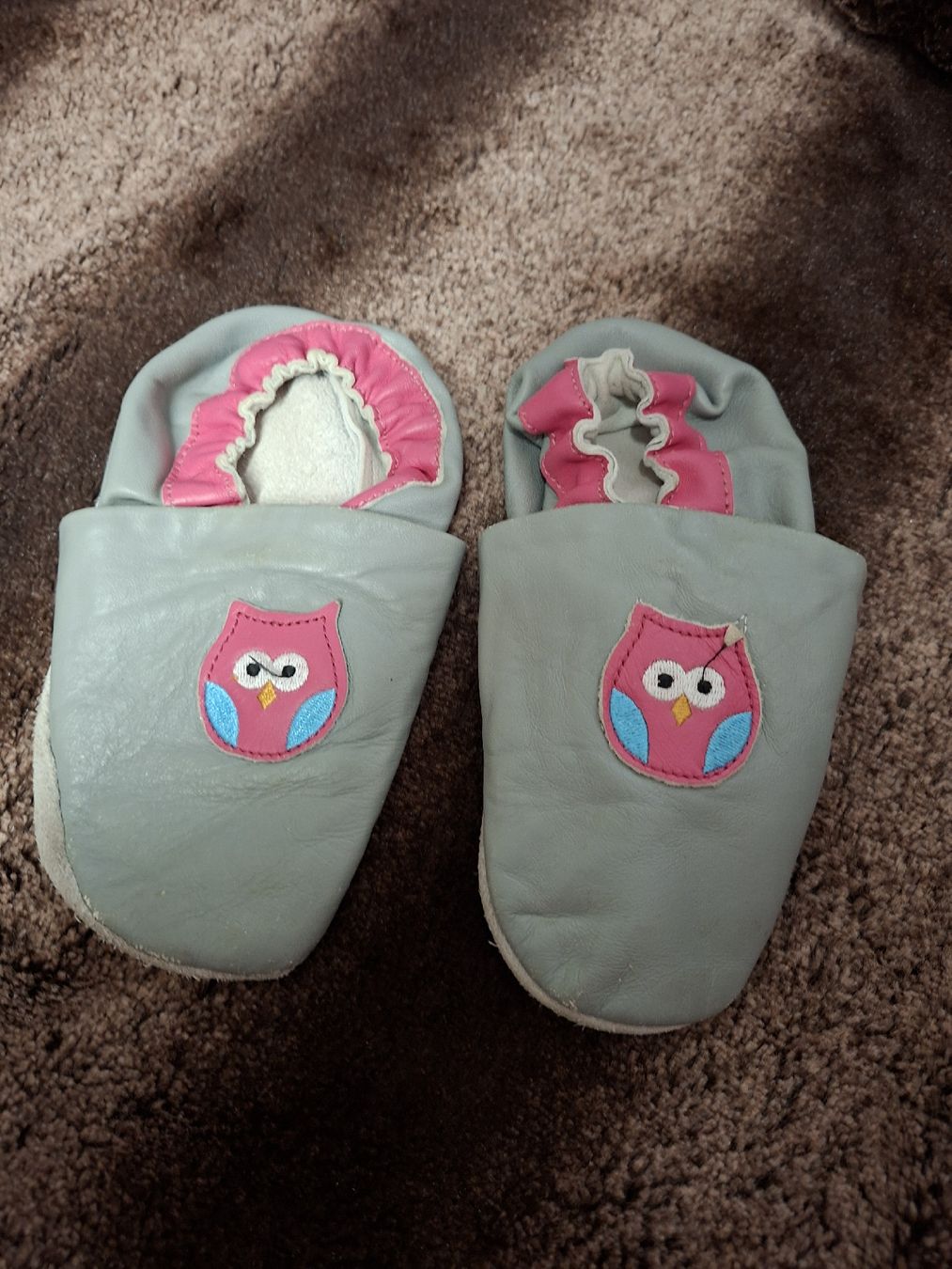 Scarpe per ragazze: Gr 29 Echt Lederfinken mit Eulenmotiv – Usato da Reiden venduto da eneiba 1