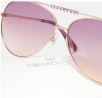 Swarovski Sonnenbrille Brille Rosé Gold 60 mm SK0308 Etui