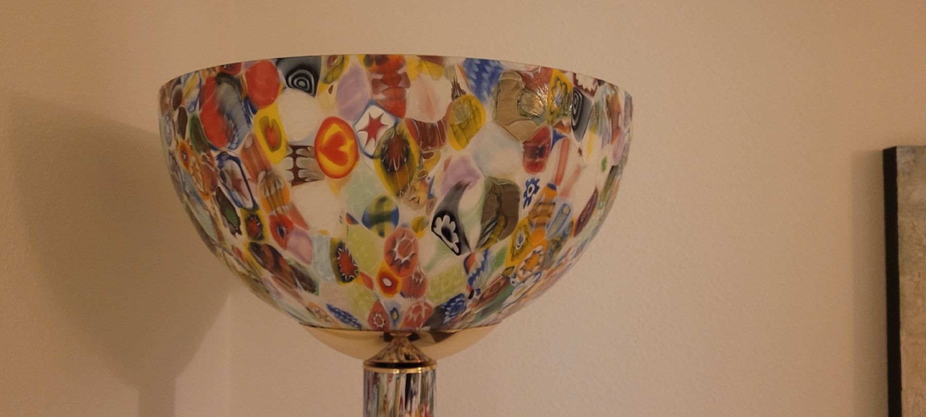 Murano Lampade: Murano Glas Stehleuchte – Usato da Dornach venduto da Signs0 5