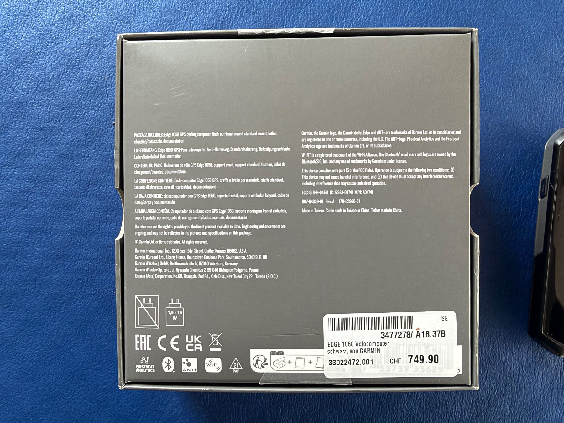 Garmin Computer & Strumenti di misurazione: Garmin Edge 1050 Fahrradcomputer – Usato da Untersiggenthal venduto da VitoDiD 1