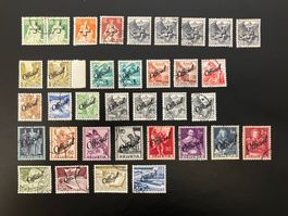Lot Bundesverwaltung ☉/** (Schweizer Kreuz und Officiel)
