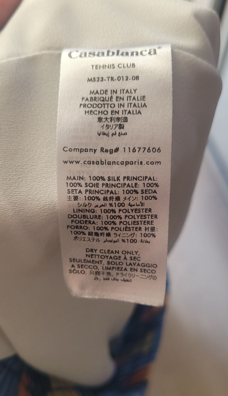 Pantaloni: Short Casablanca en soie taille S – Usato da Vevey venduto da lba_dd82 3