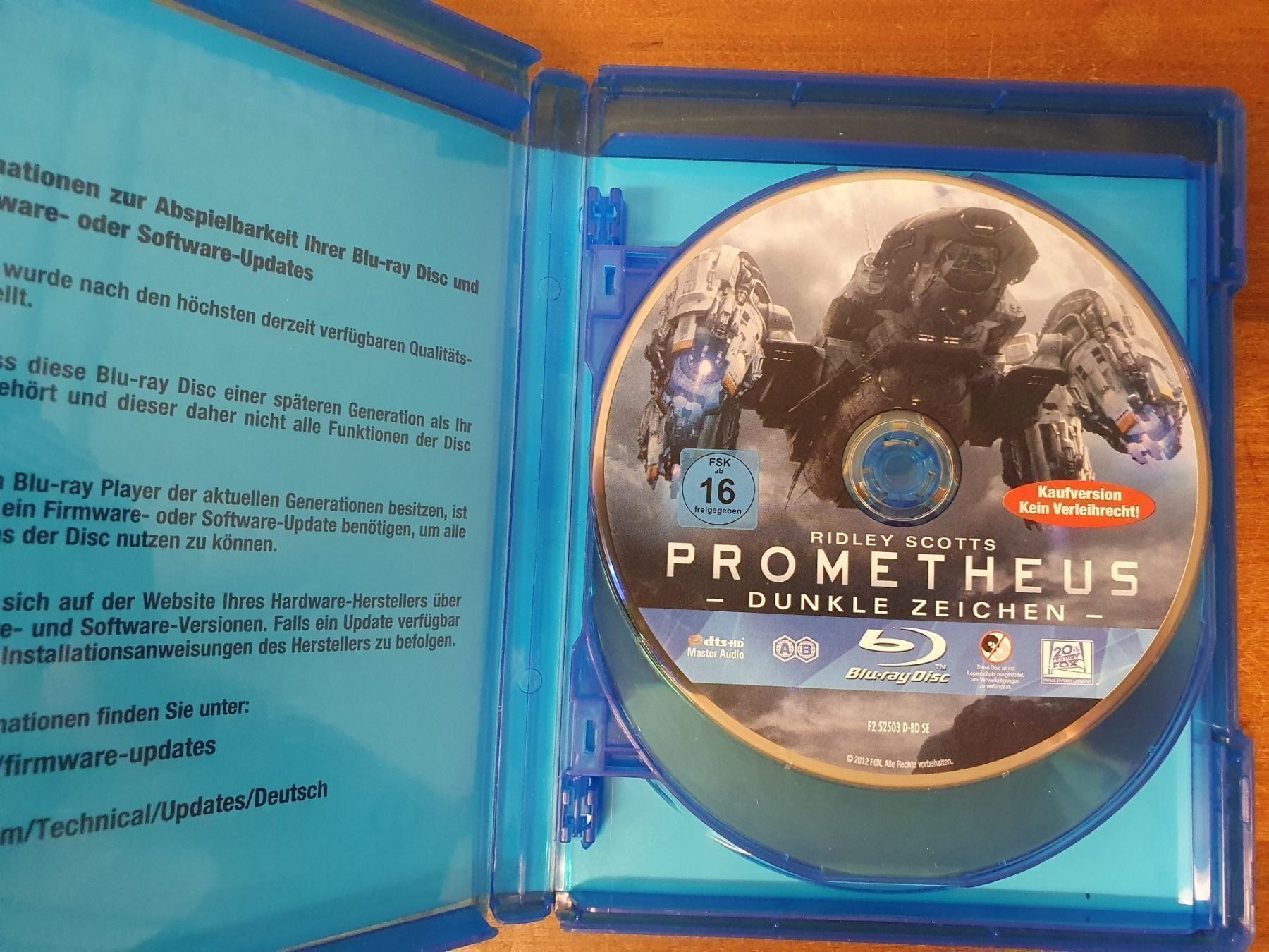 Alle DVDs: Prometheus to Alien Evolution [Blu Ray] – Gebraucht aus Zürich von  1