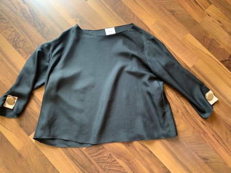 Coole Alysi Bluse Seide schwarz Gr 36