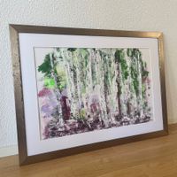 Birken Wald Kunst Modern Art Bild Abstrakt Stefan Bammert