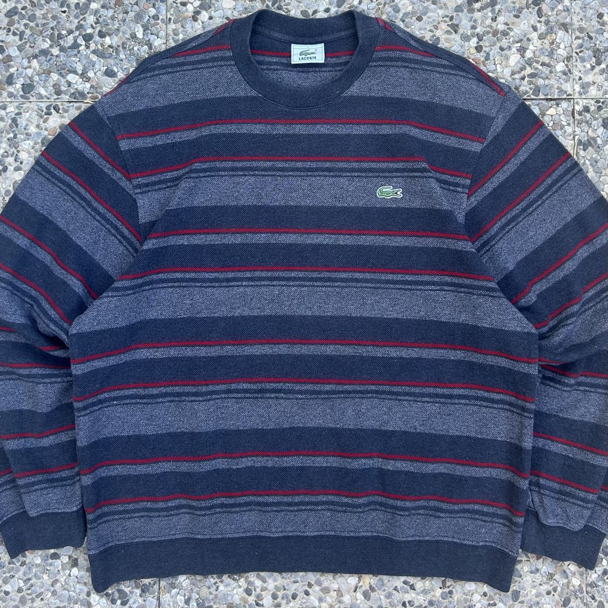 Lacoste Maglioni & Felpe: Vintage Lacoste Stripped Sweatshirt – Usato da brent venduto da fukusapes 2