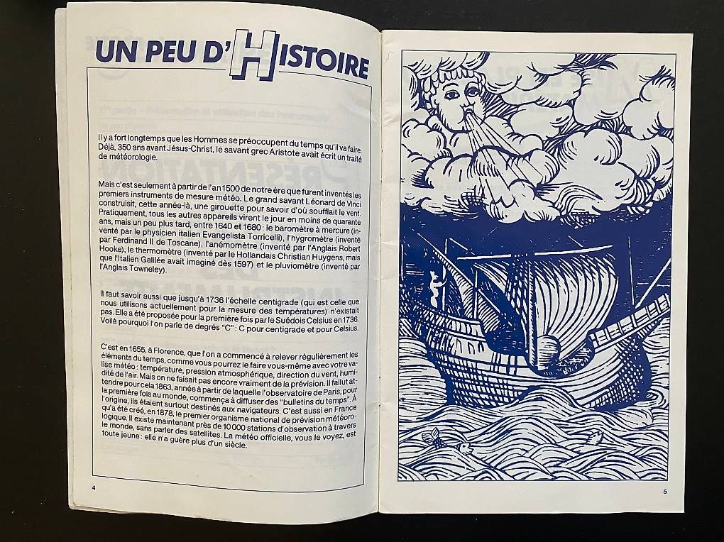 Spiele: Brochure "La météorologie", de Pierre Kohler – Gebraucht aus Zürich von Pascal_2bzx 2