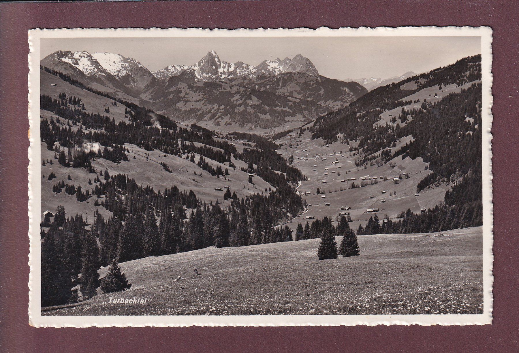 Ansichtskarten: TURBACH-TAL - 1946 – Gebraucht aus Pully von nicecards