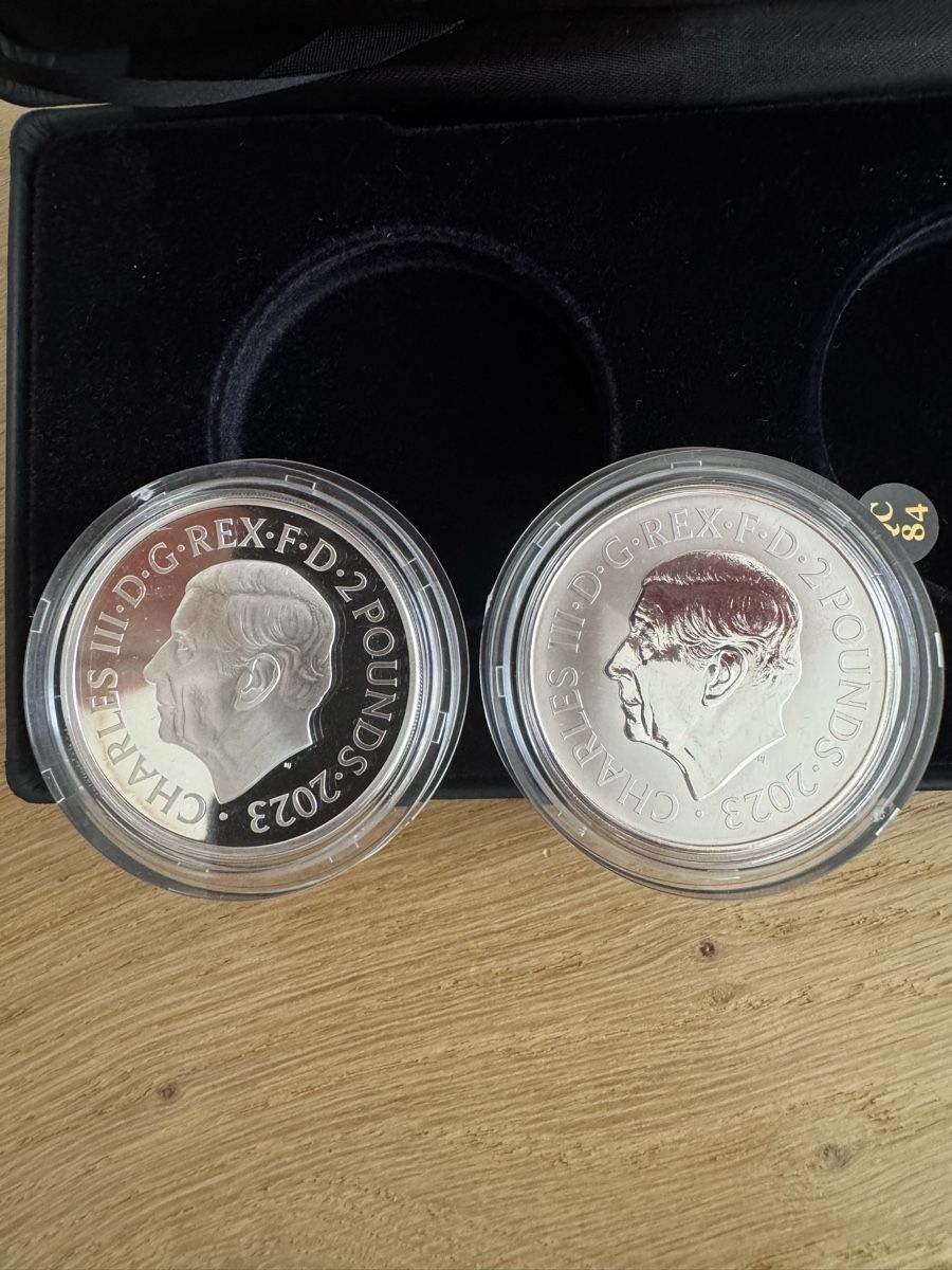 Toutes les monnaies: 2023 Britannia Silver Reverse Proof 2 Coin Set – Neuf (Voir description) à Founex par egz_58qz 4