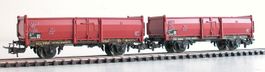 Märklin 2 offene Güterwagen Omm52  der DB Spur H0