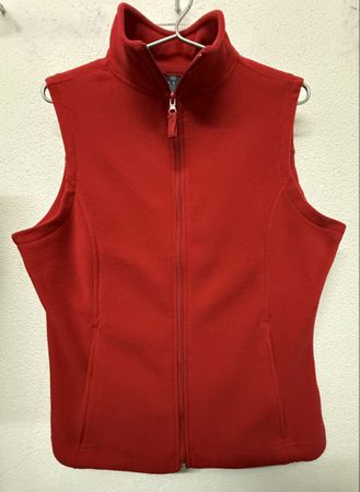 Fleece Weste Rot Grösse L guter Zustand
