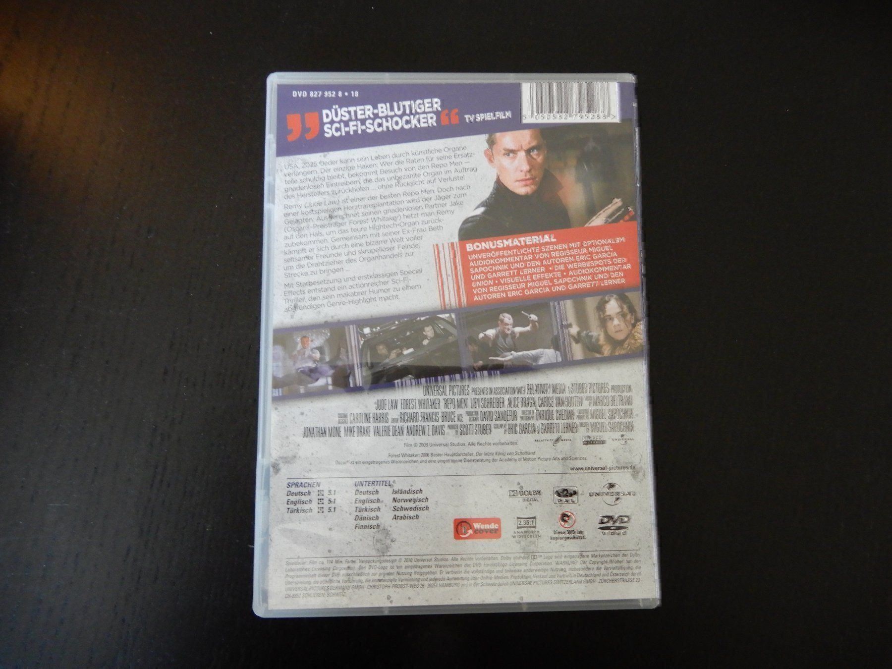 Tutti i DVDs: Repo Men – Usato da Erstfeld venduto da Uhu1980 2