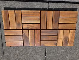 Holzfliesen Bodenplatten
