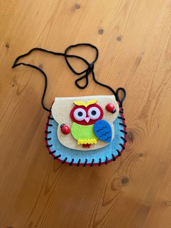 Mädchenhandtasche mit Eule