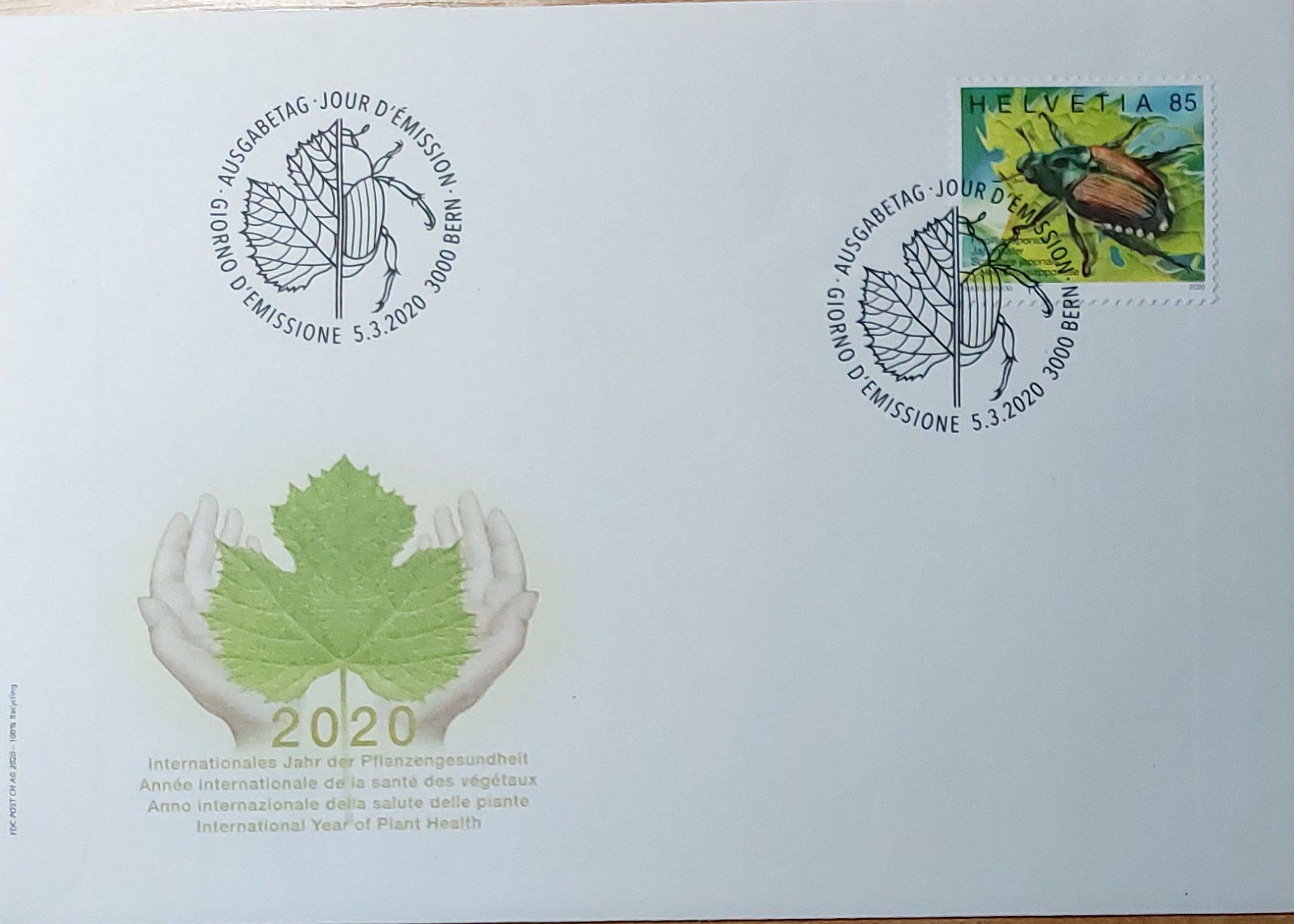 Tutti i francobolli: F1763 - FDC Santé des plantes – Usato da Trélex venduto da Phil_Albert