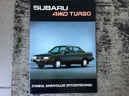 Subaru 4WD Turbo Verkaufsprospekt