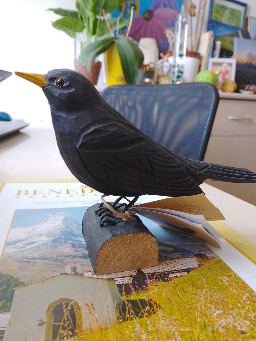 Figuren: Amsel holzgeschnitzt – Neu (gemäss Beschreibung) aus Weinfelden von PaterPio1968
