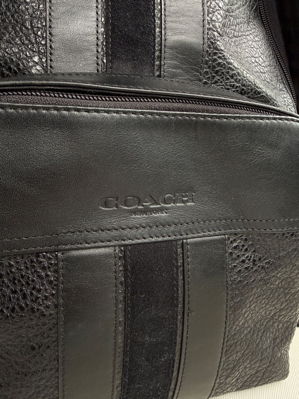 Coach Zaini: Coach Rucksack/Backpack Leder Schwarz - Super Zustand – Usato da Rotkreuz venduto da sventraeger 1