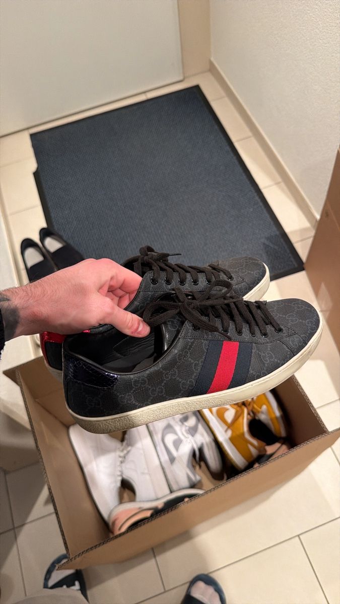 Herrenschuhe: Gucci Ace – Gebraucht aus Birr von King2607