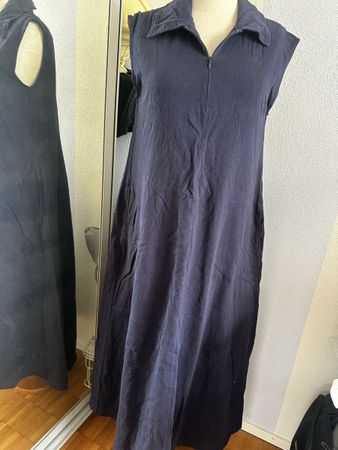 Maxikleid Kleid blau Gr. S (36) 