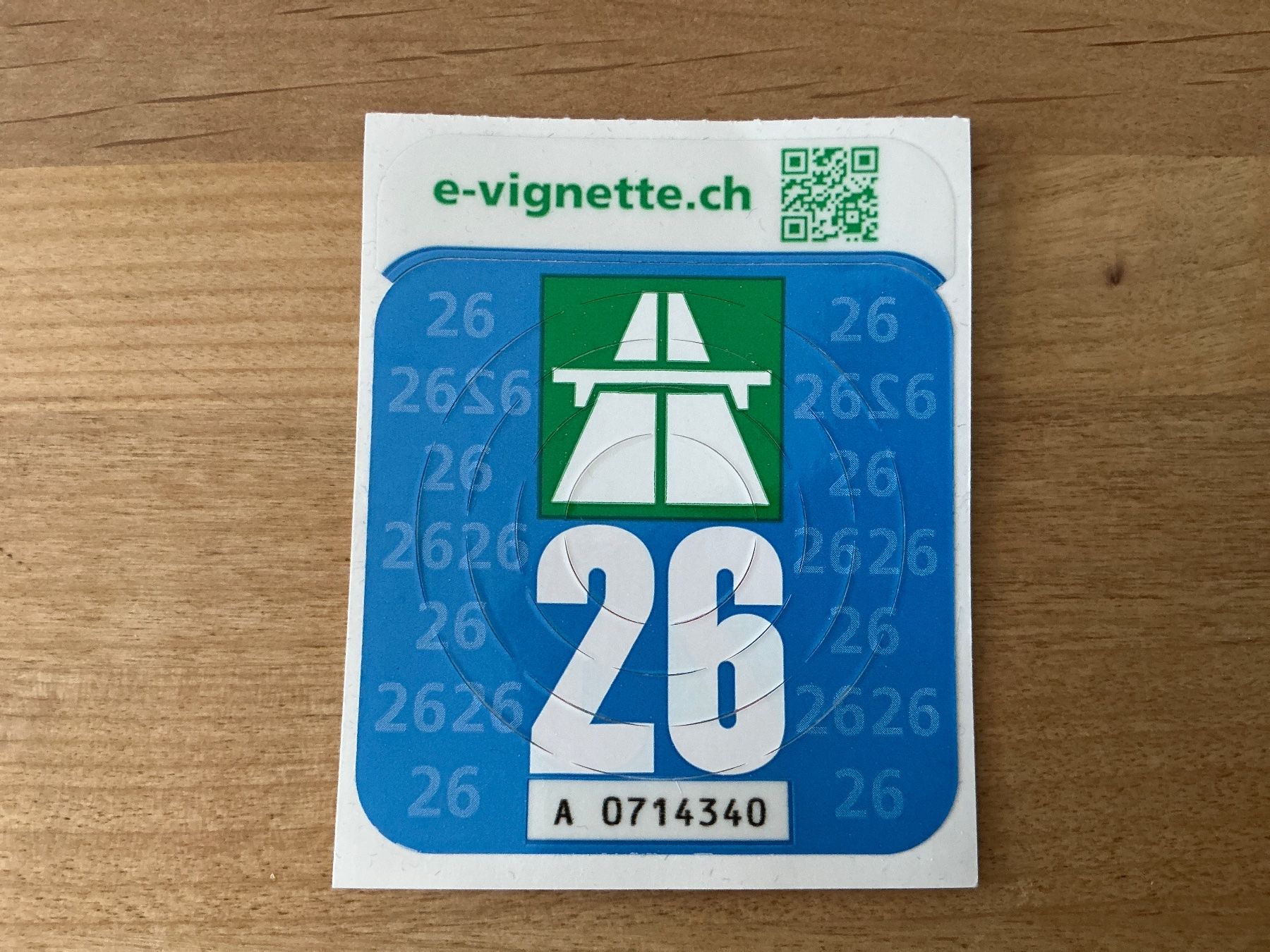 Autobahnvignetten: Auto Vignette Schweiz 2026 – Neu (gemäss Beschreibung) aus Galgenen von 67sab